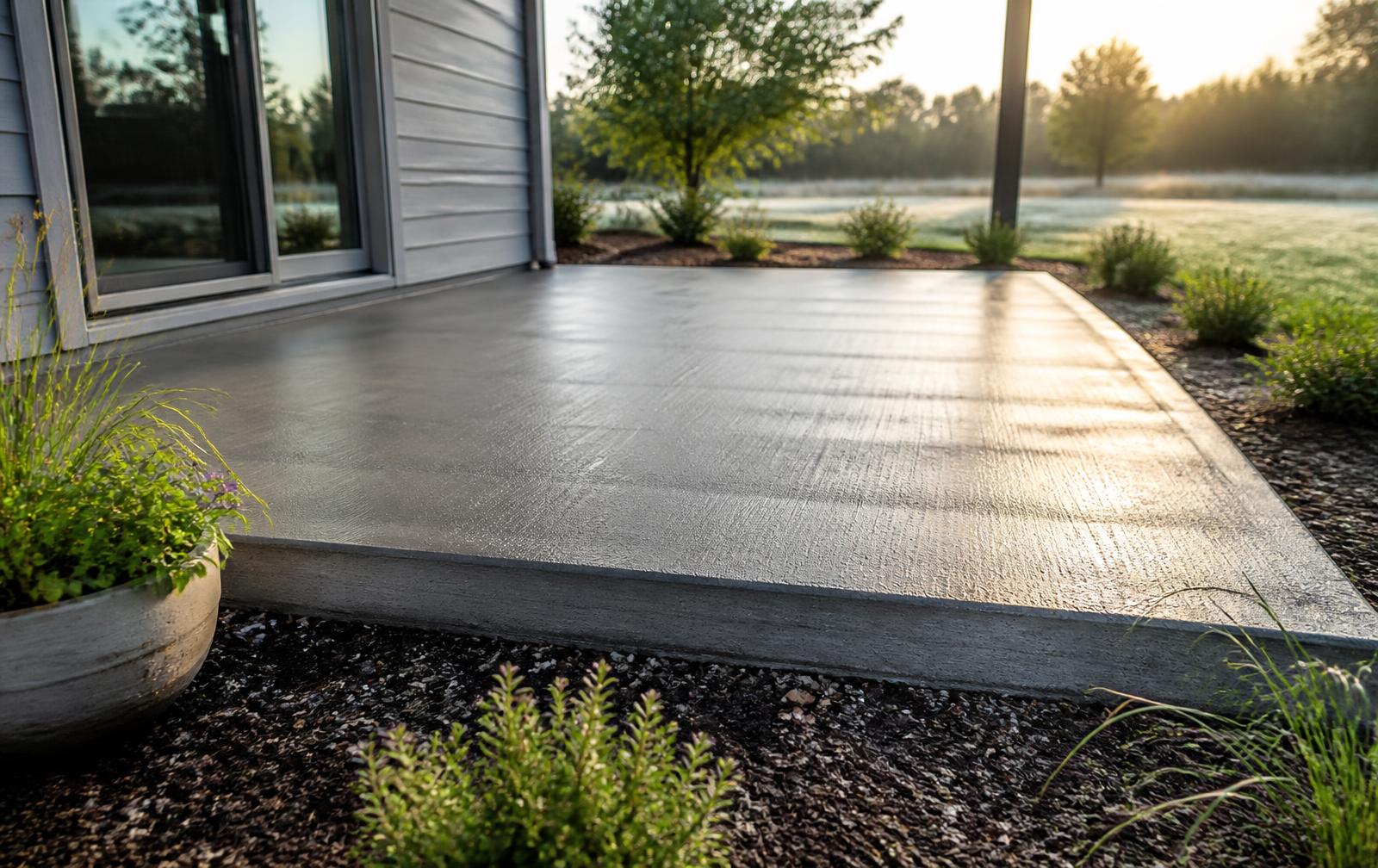Concrete slab project estimated with DIYBlueprintPro
